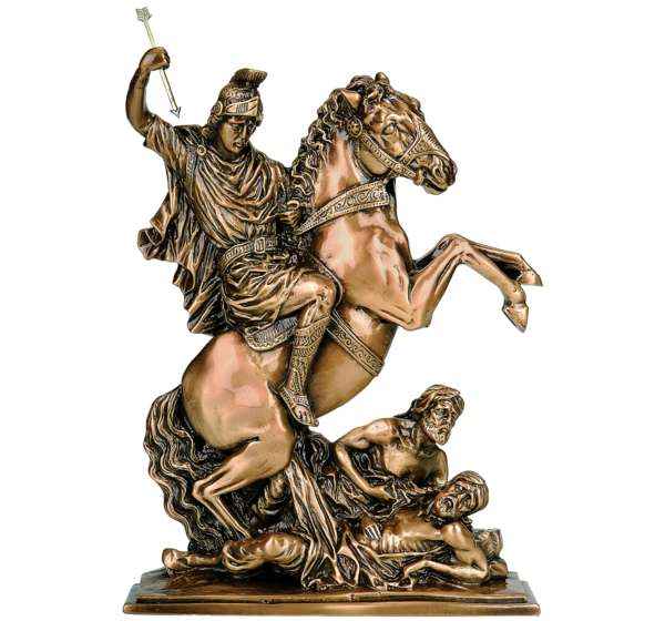 Imagen de San Jorge en Bronce Fundido 38 cm Lápidas