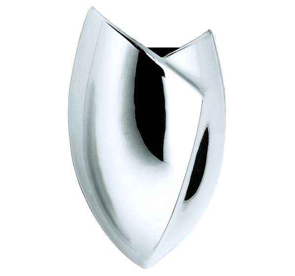Jarrón de Corte Moderno de Acero Inox 21 cm Lápidas
