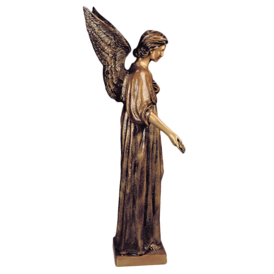 Escultura en Bronce de Ángel Doliente de 177 cm. / Imagen para Decoración de Lápidas