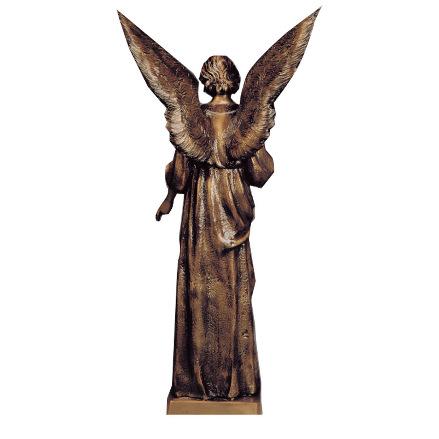 Escultura en Bronce de Ángel Doliente de 177 cm. / Imagen para Decoración de Lápidas