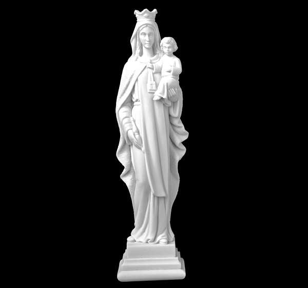 Virgen del Carmen 25,5 cm.