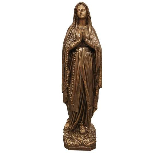 Virgen de Lourdes de 62 cm.