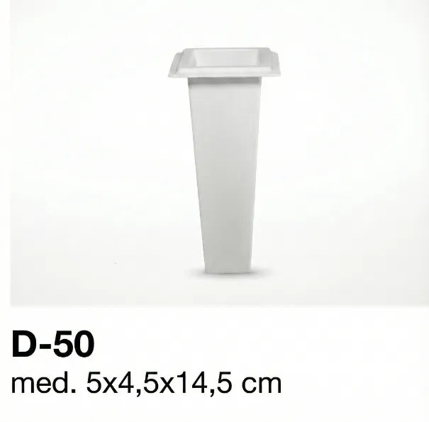 Depósito de plástico para jarrón D 50 | Medidas 14,5×5×4,5 cm | Entrega inmediata