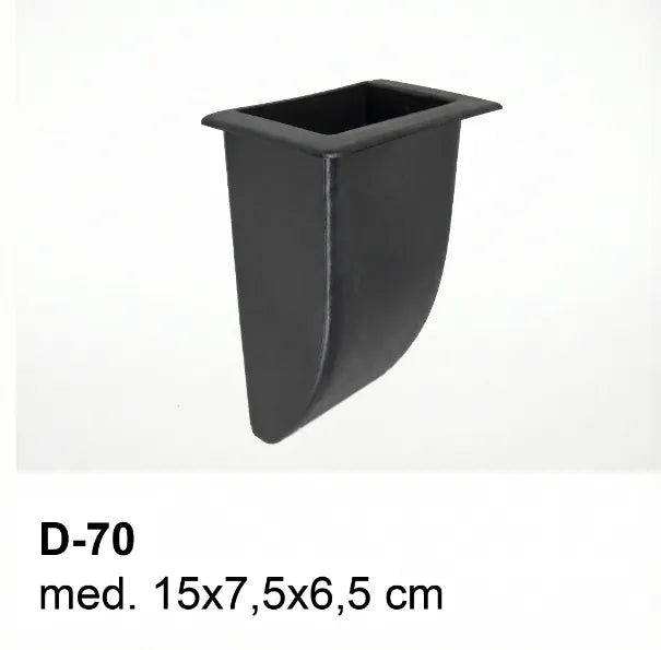 Depósito de Plástico para Jarrón D70 – Medidas 16×7,5×6 cm