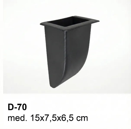 Depósito de Plástico para Jarrón D70 – Medidas 16×7,5×6 cm