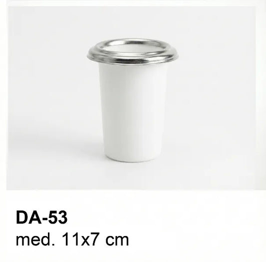 Depósito de Plástico para Jarrón DA 53 – 11×7×7 cm con Arillo 9 cm