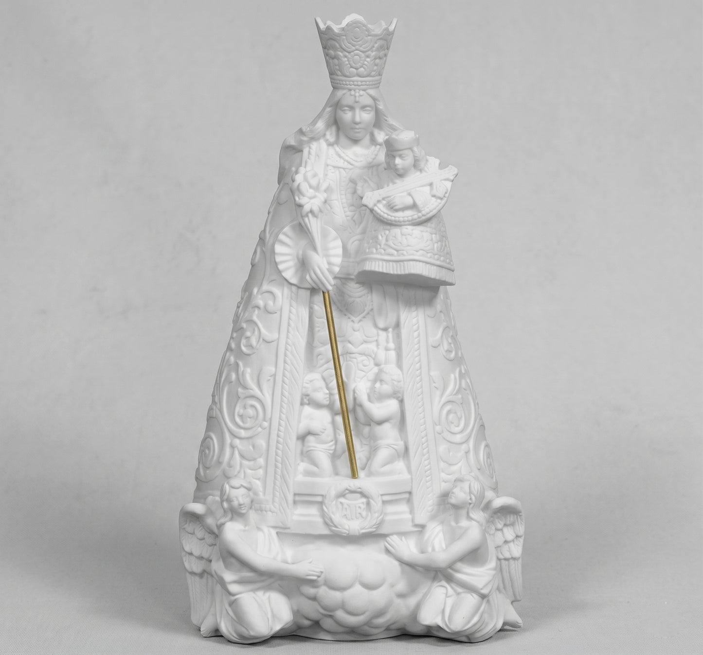 Virgen de Los Desamparados en Marmolina de 37 cm Lápidas