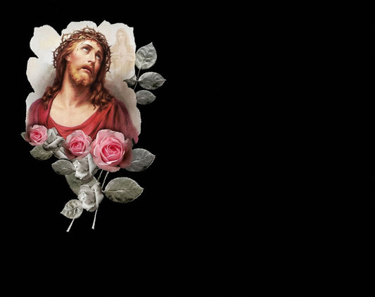 "Lápidas personalizadas con el grabado del Ecce Homo. Arte sacro de alta fidelidad en granito negro con tecnología láser HD. 50 años de garantía y respeto."