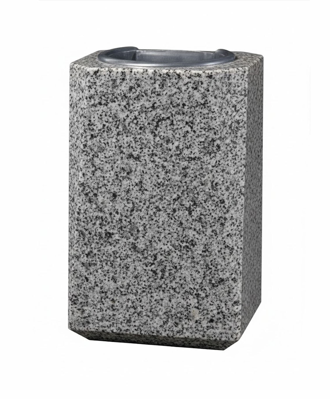 Jarrón 3/4 de granito para lápida de nicho con fijación a pared. Medidas 18×12