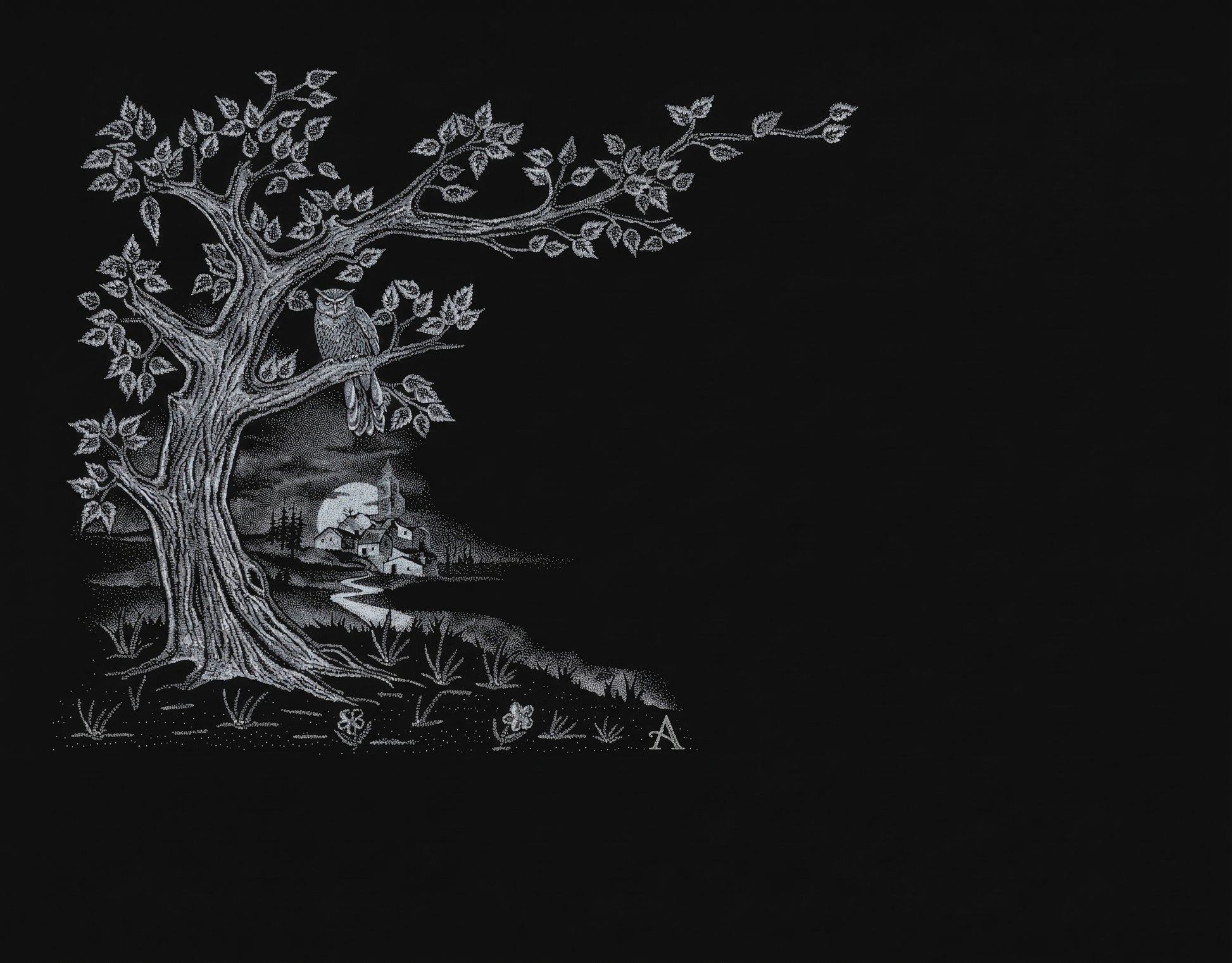 "Lápidas personalizadas con el grabado del árbol de la vida. Arte sacro de alta fidelidad en granito negro con tecnología láser HD. 50 años de garantía y respeto."