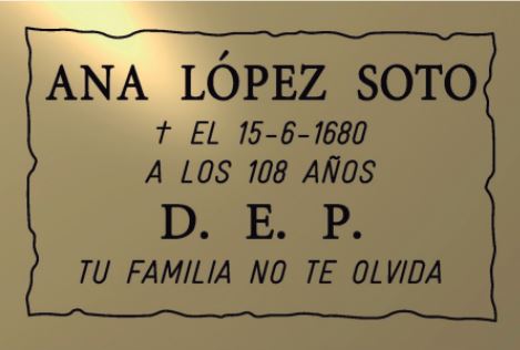 Placa de Aluminio SILUETA con Grabado Incluido / Envío nacional 