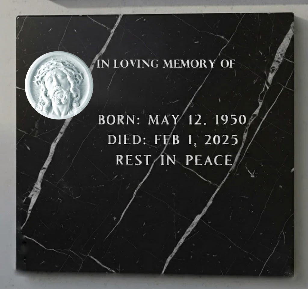 El medallón modelo MR 6160 está fabricado en mármol sintético,