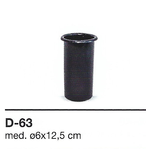 D-63: 12,5x7 Ø cm.