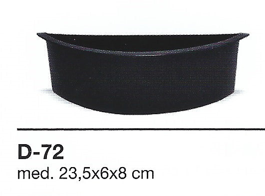 D-72:  23,5x8x6 cm.