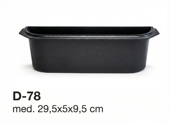 Depósito de Plástico D-78 para Jardinera | Medidas 29,5 × 9,5 × 4 cm | Entrega Inmediata