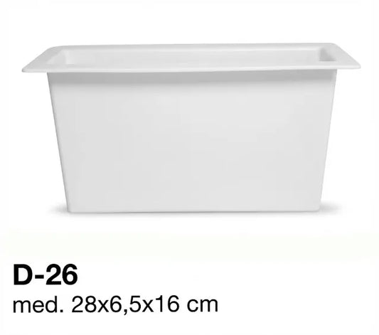 Depósito de Plástico D 26 para Jardinera | Envío Inmediato