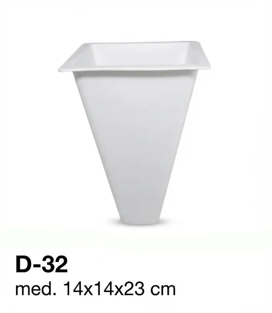 Depósito de Plástico D 32 para Jarrón | Envío Inmediato