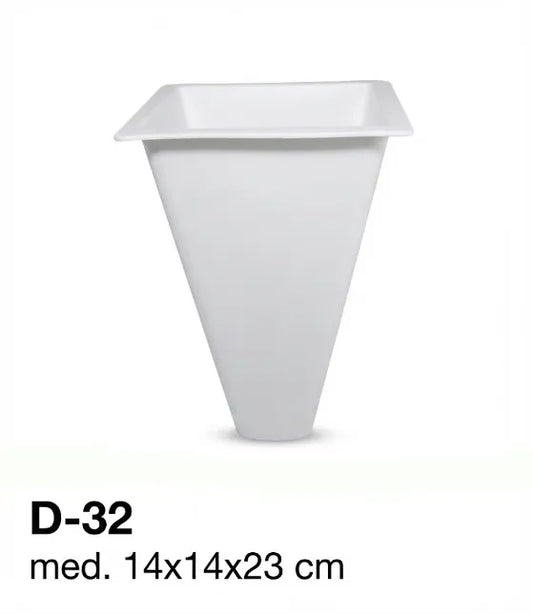 Depósito de Plástico D 32 para Jarrón | Envío Inmediato