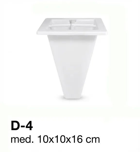 Depósito de Plástico D 04 para Jarrón | Entrega Inmediata