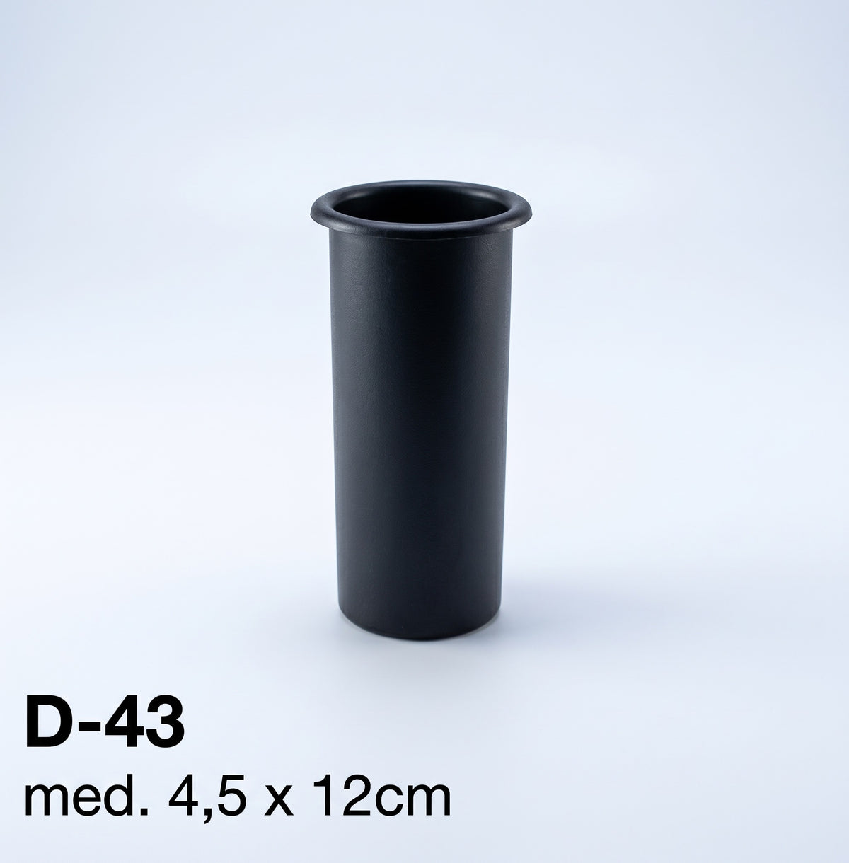 deposito de plastico para jarron de cementerio 12x4,5 cm