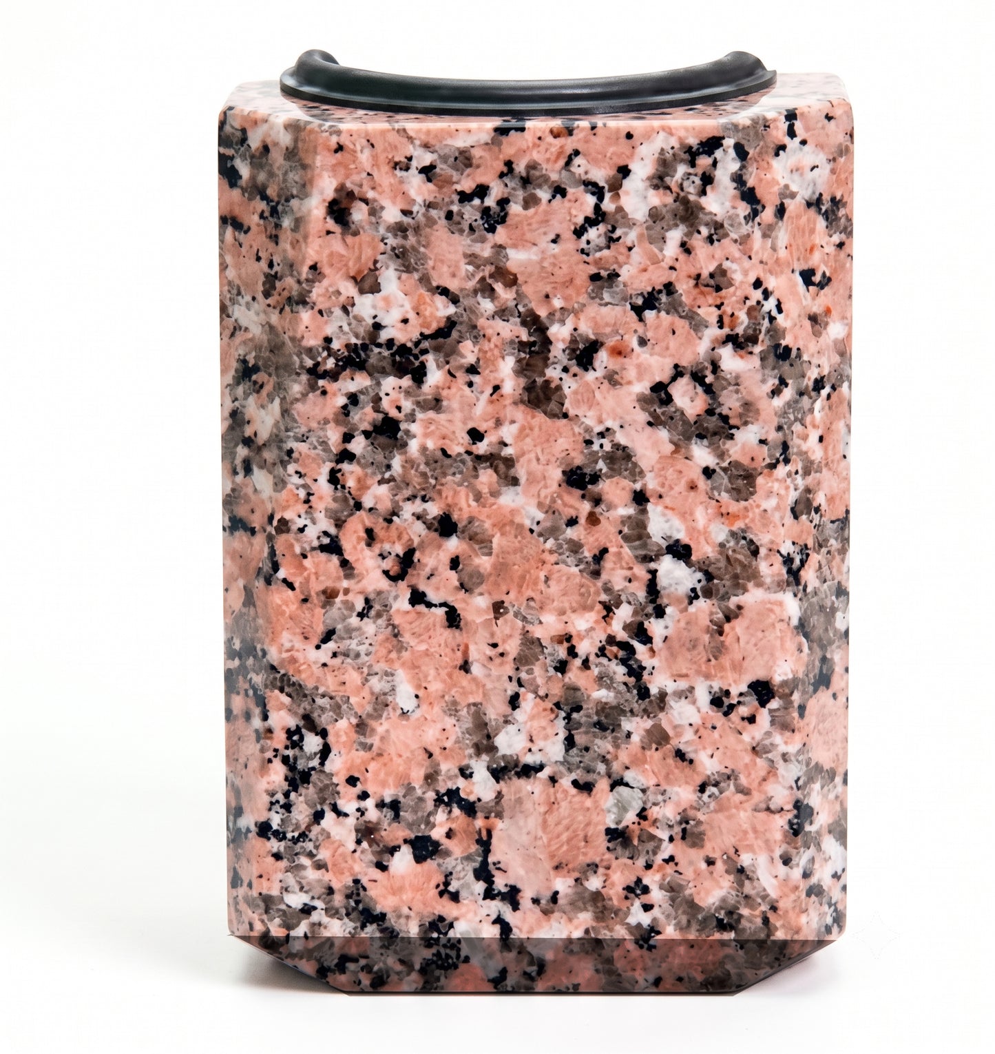 Medio Jarrón Granito con Chaflán para Lápida 18x12x6 cm