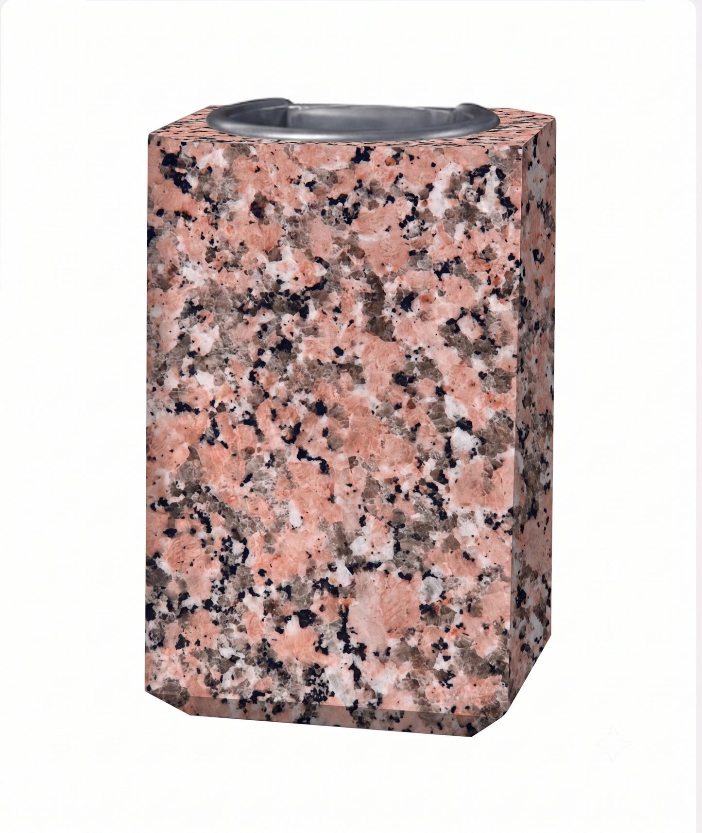 Jarrón Granito Tres Cuartos con Chaflán para Lápida 18×12×10 cm
