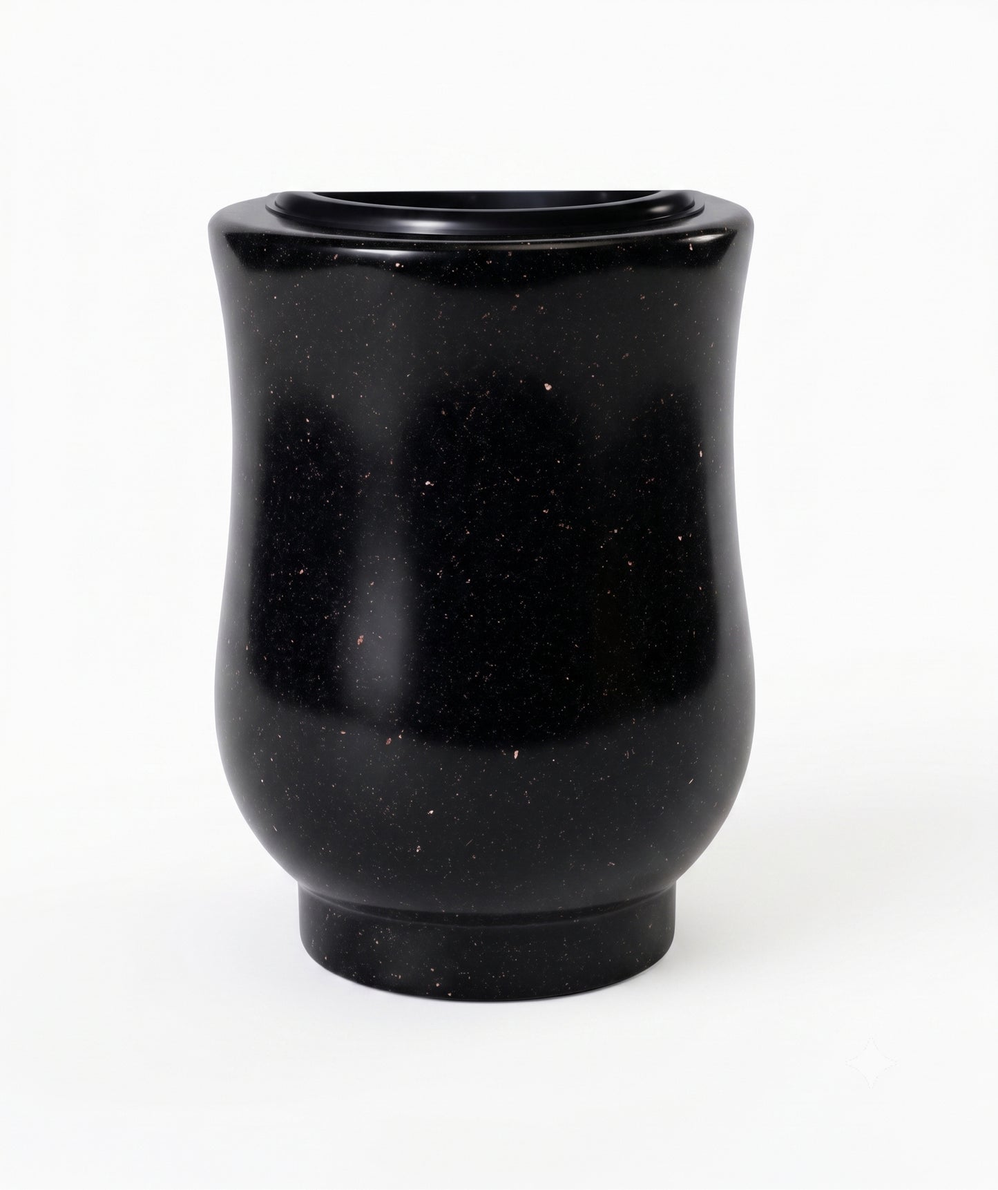 Medio Jarrón de Granito para Lápidas de Nicho 18×12×6 cm
