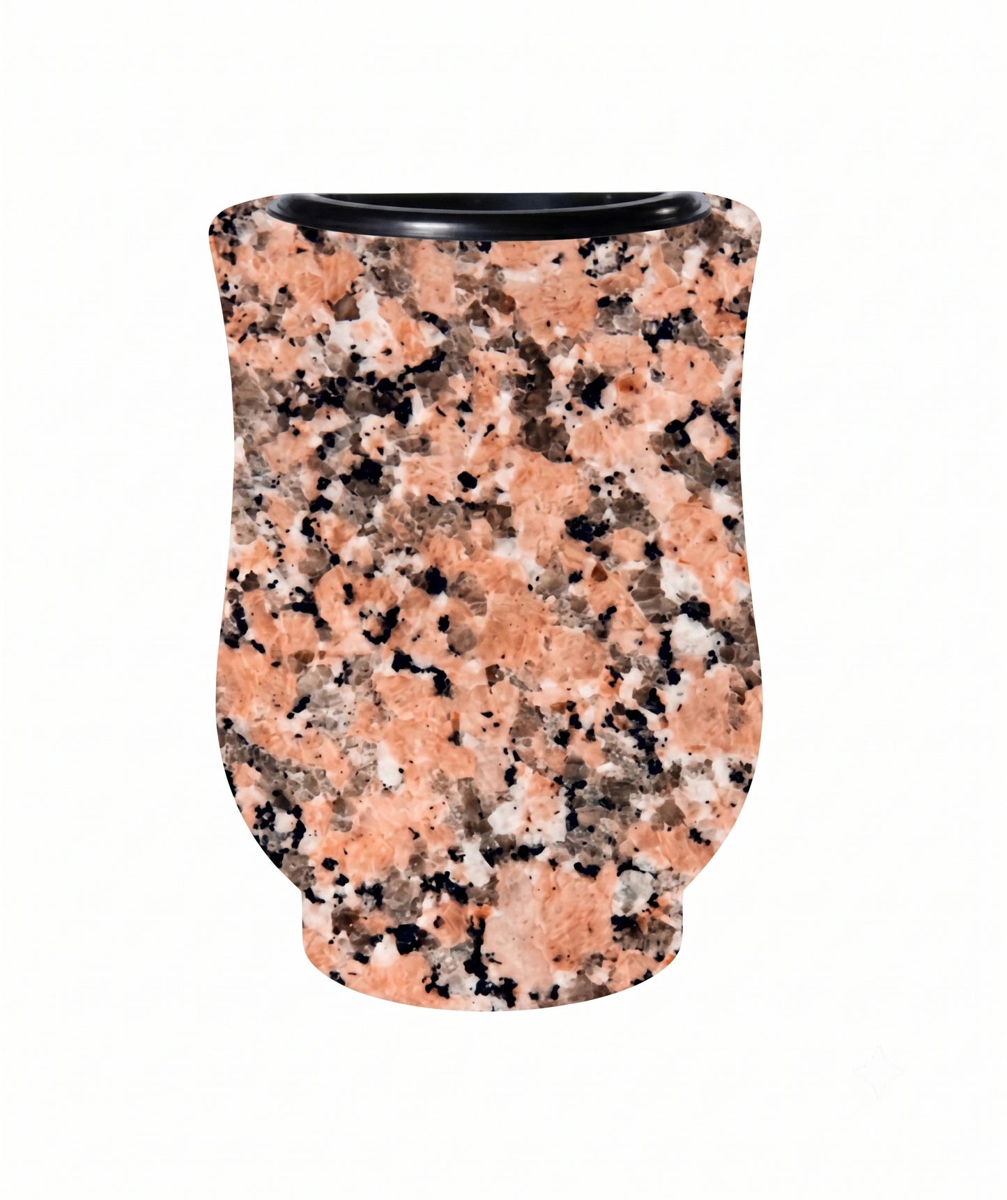 Medio Jarrón de Granito para Lápidas de Nicho 18×12×6 cm