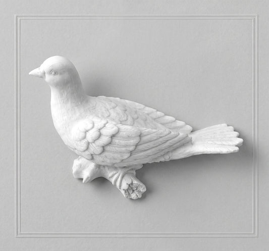  La Paloma MR 6591 está elaborada en mármol sintético de alta calidad y diseñada especialmente para la decoración de lápidas y monumentos funerarios. 