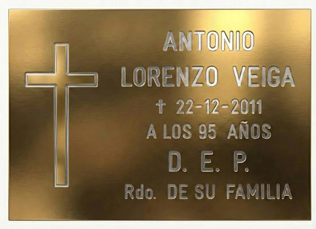 Placas de Aluminio Premium con Grabado Profesional Incluido / Envío nacional