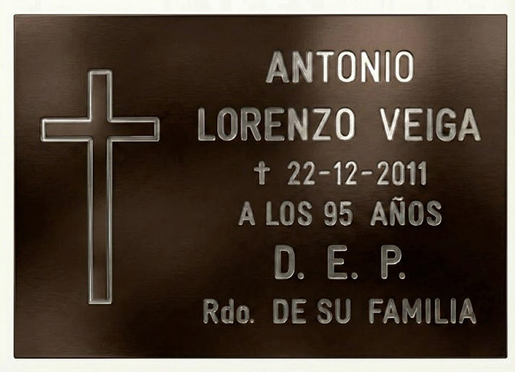 Placas de Aluminio Premium con Grabado Profesional Incluido / Envío nacional