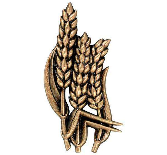 Espigas en Bronce de 13 cm para Decoración de Lápidas y Columbarios