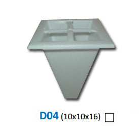 D-04: 16x10x10 cm.